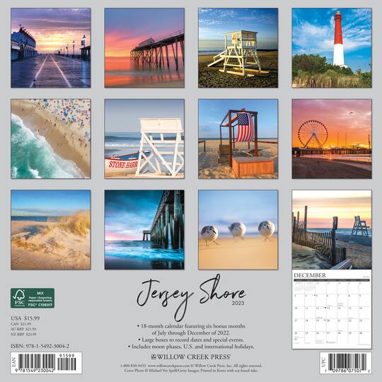 Jersey Shore Calendar 2025